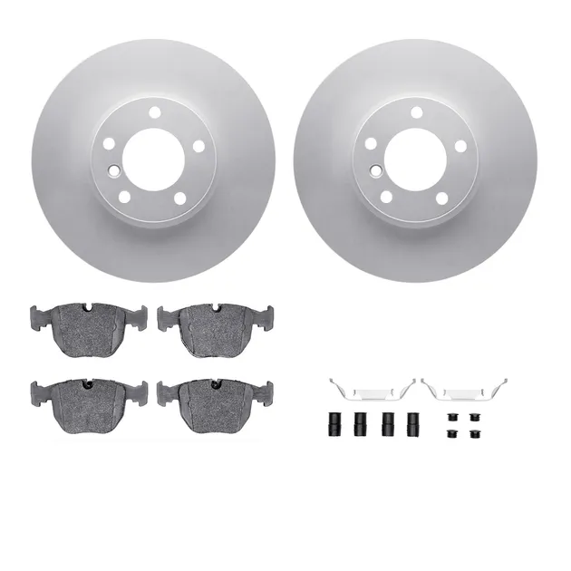 R1 Concepts WDWH1-31014 Brake Rotor- Carbon Coated W/ Ceramic Pads & Hdw